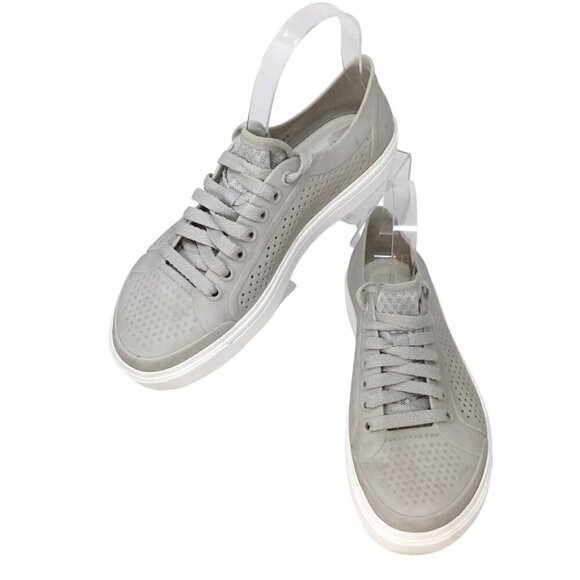 CROCS Shoes - Crocs Citilane Roka Court Shoes Sneaker 2044884 Size 8 Beige Perforated Lace Up